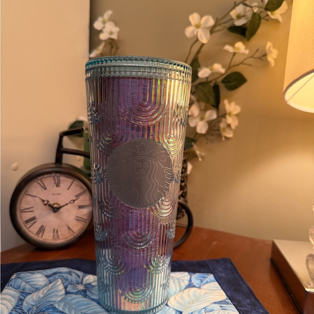 Starbucks Blue and Purple Iridescent Tumbler